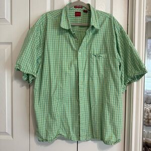 Arrow Short Sleeve Plaid Shirt